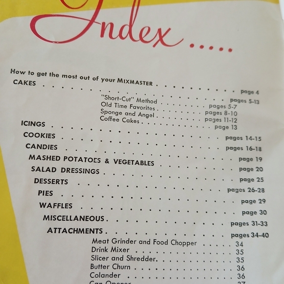 Vintage Sunbeam Automatic Mixmaster, 1948 Edition in Classic White Booklet - Picture 12 of 14